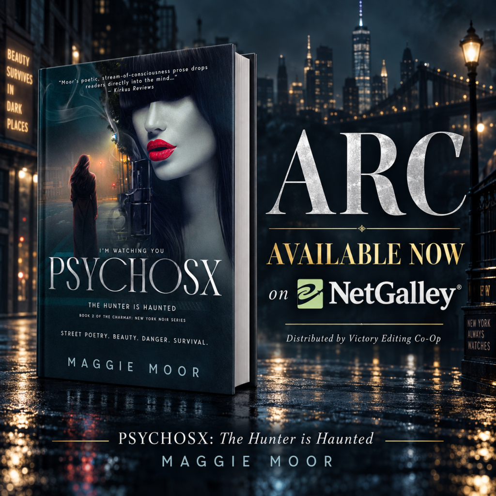 CHARMAY: NEW YORK NOIR<br />
Psychological suspense that breathes jazz.<br />
Street Poetry. Beauty. Danger. Survival.