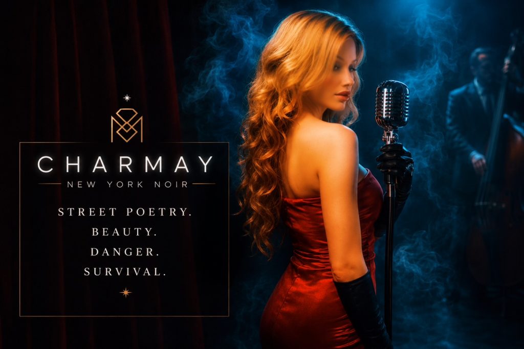 Charmay: New York Noir is a dark, stylish psychological suspense series by Maggie Moor.
